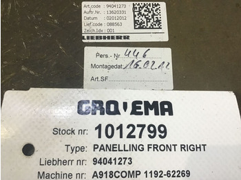 Bumper Liebherr A910 compact: picture 5