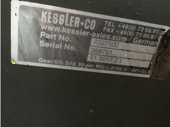 Front axle LIEBHERR