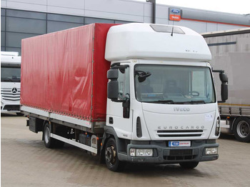 Curtainsider truck Iveco EUROCARGO ML 75E18, EURO 4, SIDE PANEL, SLEEPING BODY: picture 3