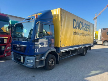 Curtainsider truck MAN TGM 12.250