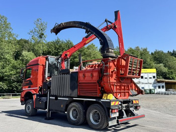 Wood chipper, Truck Mercedes-Benz ACTROS 6x4 DONAR 5810K ? Hack-LKW / Mobilhacker | TCS Umwelttechnik: picture 3