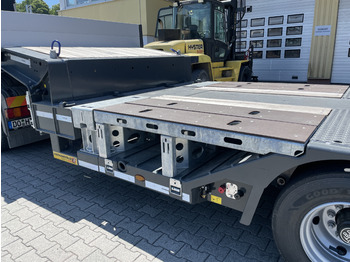 New Low loader semi-trailer FAYMONVILLE 4(2+2)-Achs-Tele-Semi mit Radmulden und Rampen: picture 5