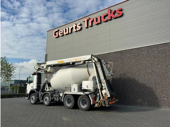 Concrete mixer truck Volvo FM 410 8X4 + STETTER 9 M3 MIXER/MISCHER + THEAM 15 M TRANSPORTBAND/BELT: picture 3