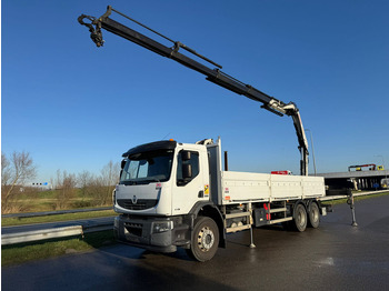 Crane truck RENAULT Premium 430