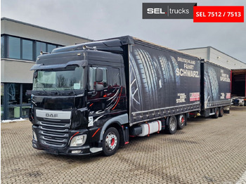 Curtainsider truck DAF XF 460