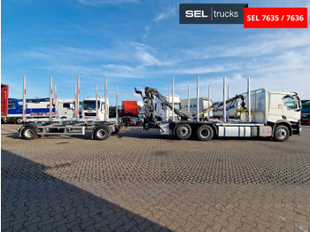 Log truck, Crane truck Renault T 520 / Alu-Felgen / Euro 6D / Liftachse: picture 5