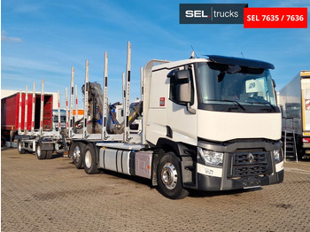 Log truck, Crane truck Renault T 520 / Alu-Felgen / Euro 6D / Liftachse: picture 3