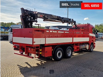 Crane truck, Dropside/ Flatbed truck Scania R 380 LB6X2*4MNA / Retarder / HIAB 166K: picture 5