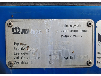 Container transporter/ Swap body trailer Krone Przyczepa BDF faktura VAT: picture 4