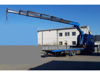 Dropside/ Flatbed truck, Crane truck MAN 6x2 TGA 480 BDF +1m +16m crane: picture 3