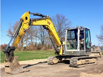Crawler excavator WACKER NEUSON EZ80 E14-03 gummi 8t rubber: picture 3