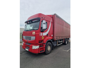 Curtainsider truck RENAULT Premium 450