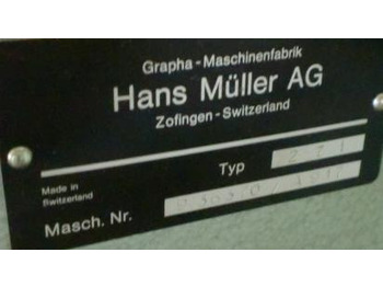 Printing machinery Muller Martini 271 Wire Stitching Machine: picture 5