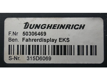 Dashboard for Material handling equipment Jungheinrich 50306469 | display for EKS 110 fahrer display  sn. 315D6069 from EK: picture 3