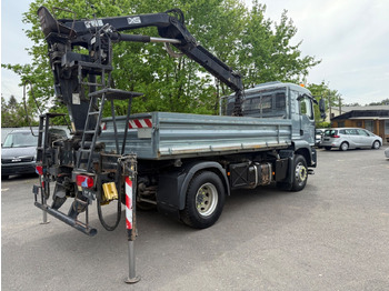 Tipper, Crane truck MAN TGA 18.310 4x2BB: picture 5