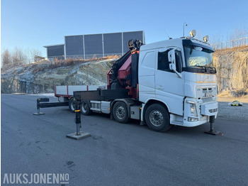 Crane truck 2018 Volvo FH540 KRANBIL HMF8520 KRAN M/JIBB EURO 6 SERVICEHISTORIKK 551HK.: picture 2