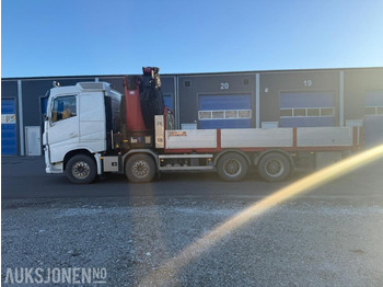 Crane truck 2018 Volvo FH540 KRANBIL HMF8520 KRAN M/JIBB EURO 6 SERVICEHISTORIKK 551HK.: picture 3