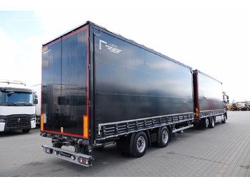 Curtainsider truck DAF XF 480 / ZESTAW TANDEM / 120 M3 / PRZEJAZDOWY /: picture 3