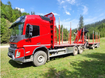 Log truck VOLVO FMX 500