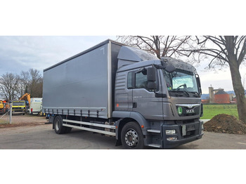 Curtainsider truck MAN TGM 18.340