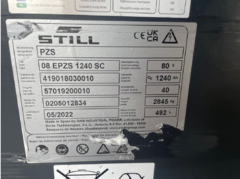 Battery for Material handling equipment Exide 80V   8 EPzS 1240: picture 2