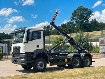 Hook lift truck, Crane truck MAN TGS 33.440 6x6 Euro6e  Hyva - Hiab MultiLift: picture 2