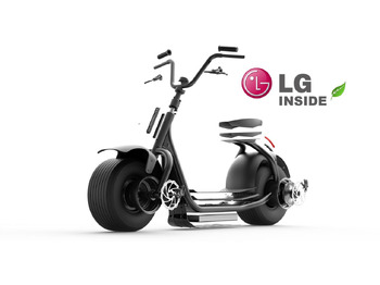 Motorcycle K1S E-BOB Rood: picture 2