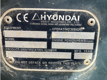 Crawler excavator HYUNDAI