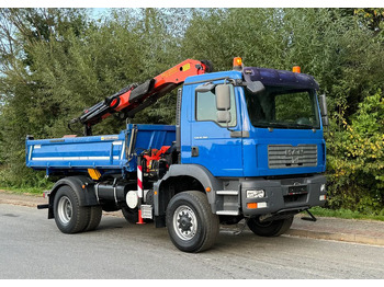 Tipper MAN * MAN 18 280 * Kiper Wywrotka * 4x4 * HDS Palfinger  120 STAN BARDZO DOBRY * Sprowadzony: picture 2