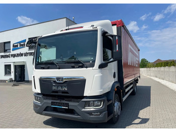 Curtainsider truck MAN TGM 15.250
