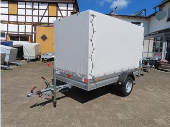 Curtainsider trailer PKW Anhänger Böckman gr.TL AL 3015/15 Plane & Spriegel 100km/h: picture 2