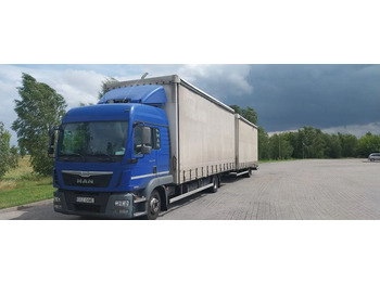 Curtainsider truck MAN TGL