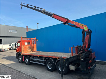Dropside/ Flatbed truck, Crane truck Mercedes-Benz Arocs 3240 8X4, EURO 6, Steel suspension, Palfinger: picture 4