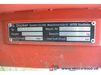 Van Multicar Dücker Uni Arm UNA 200 Ausleger + Kontergewicht: picture 2