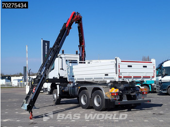 New Tipper, Crane truck Mercedes-Benz Arocs 3348 6X6 Fassi F255A.2.24 xe-dynamic Kran Dreiseitenkipper Navi Euro 6: picture 2