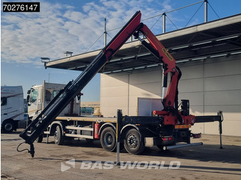 Dropside/ Flatbed truck, Crane truck Renault C 380 8X2 Palfinger PK24001K Remote Lenkachse Euro 6: picture 2