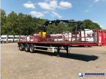 Leasing of Fruehauf 3-axle platform trailer + Atlas 3008 crane Fruehauf 3-axle platform trailer + Atlas 3008 crane: picture 2