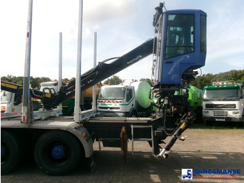 Log truck, Crane truck Mercedes-Benz Actros 2663 6x4 Euro 6 loglift F96 crane timber truck: picture 5