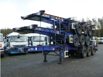 Container transporter/ Swap body semi-trailer SDC Stack - 3 x Container trailer 20-30-40-45 ft (sliding): picture 1