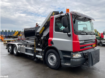 Hook lift truck, Crane truck DAF FAN 75 CF 250 Euro 5 Palfinger 27 Tonmeter laadkraan: picture 5