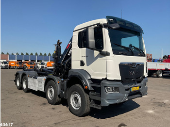 Crane truck MAN TGS 32.470 8x4 Euro 6 Hiab 22 Tonmeter laadkraan Just 68.765 Km!: picture 5
