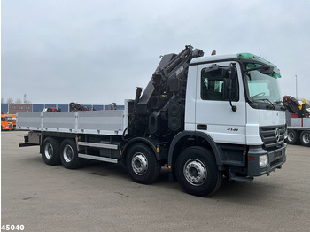 Crane truck Mercedes-Benz Actros 4141 8x4 manual Hiab 32 Tonmeter laadkraan + Fly-jib: picture 5