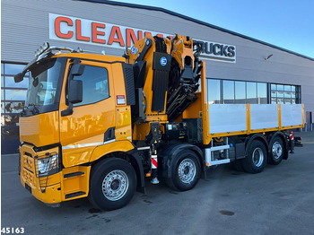 Crane truck Renault C 380 8x2 Euro 6 Effer 95 Tonmeter laadkraan + Fly-Jib Just 39.453 km!: picture 3