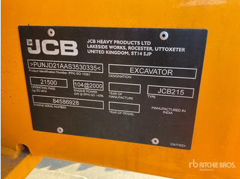 Crawler excavator JCB