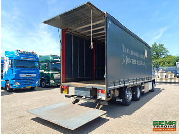 Curtainsider truck DAF CF 400 FAN 6x2/4 SpaceCab Euro6A - Schuifzeilenbak 7.7m + Laadklep 2000kg - HH Vloer - AanhangerKoppeling: picture 2