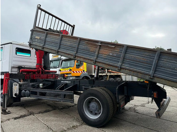Tipper, Crane truck Mercedes-Benz Actros 1831 V6 4X2 Tipper + crane EPS Manual Gearbox 3 peddal: picture 3