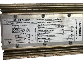 Electrical system for Material handling equipment DC/DC Converter 80V-12V: picture 3