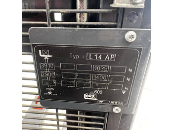 Stacker Linde L14AP (133): picture 5 Stacker Linde L14AP (133): picture 5