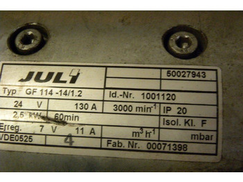 Engine and parts for Material handling equipment Traction motor for Jungheinrich: picture 2