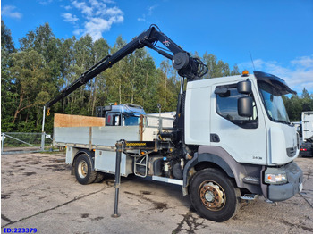 Dropside/ Flatbed truck RENAULT Midlum 240.16  4x4  + HIAB 122 E-3 HIDUO: picture 4